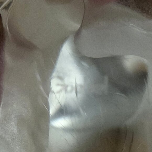 Vintage Goebel Frosted Crystal Elephant Paperweight On Pedestal Figurine - Picture 10 of 11